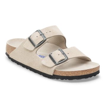 Arizona Soft Footbed Suede Leather Oyster Tonal Arizona Soft Footbed Suede Leather Oyster Tonal